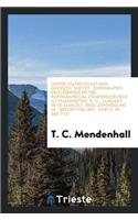 United States Coast and Geodetic Survey, Topography