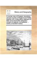 A Concise View of England; Describing Several Counties of England and Wales