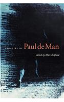 Legacies of Paul De Man