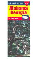 Alabama/Georgia State Map - TV