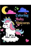 Coloring Baby Unicorns