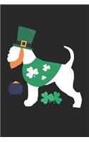 Schnauzer Notebook - St. Patrick's Day Gift for Schnauzer Lovers - Schnauzer Journal