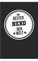 Bester Nerd Der Welt: A5 Punktiertes - Notebook - Notizbuch - Taschenbuch - Journal - Tagebuch - Ein lustiges Geschenk für die Besten Männer Der Welt