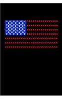 Chihuahua American flag: Notebook Journal Diary 110 Lined pages