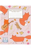 Primary Composition Notebook Story Paper Journal 8x10 in, 20.3x25.4cm - 80 Sheets/160 Pages