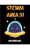 Storm Area 51 Notebook