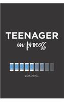 Teenager in Process Notebook Journal