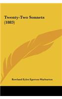 Twenty-Two Sonnets (1883)