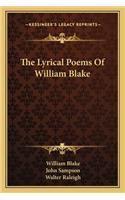 The Lyrical Poems Of William Blake
