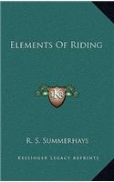 Elements of Riding