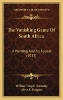 Vanishing Game Of South Africa