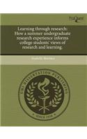 Learning Through Research