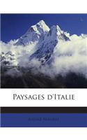 Paysages d'Italie