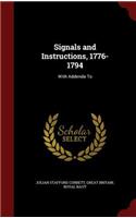 Signals and Instructions, 1776-1794