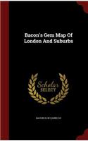 Bacon's Gem Map Of London And Suburbs