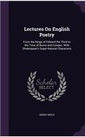 Lectures On English Poetry