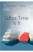 What Time is It: (English)