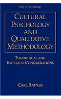 Cultural Psychology and Qualitative Methodology