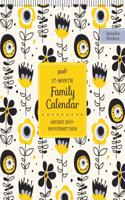 Posh: 17-Month 2019-2020 Family Wall Calendar