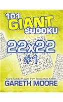 101 Giant Sudoku 22x22 #1: (English)