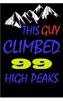 This guy climbed 99 high peaks