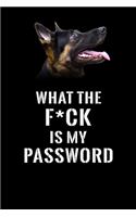 What The F*CK Is My Password, German Shephered