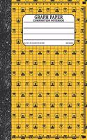 Graph Paper Composition Notebook: Math and Science Lover Graph Paper Cover Honey(Quad Ruled 5 squares per inch, 100 pages) Birthday Gifts For Math Lover Teacher, Student Notebook