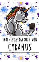 Trainingstagebuch von Cyranus: Personalisierter Tagesplaner für dein Fitness- und Krafttraining im Fitnessstudio oder Zuhause