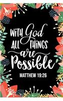 With God All Things Are Possible