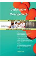 Sustainable Management A Complete Guide - 2020 Edition