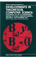 Developments in Theoretical Computer Science