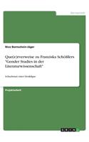 Que(e)rverweise zu Franziska Schößlers Gender Studies in der Literaturwissenschaft