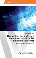 performance of long-term investments in the Italian stock market