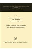 Verfahren Zur Erzielung Glatter Schnittflächen Beim Vollkantigen Schneiden Von Blech
