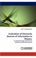 Evaluation of Electronic Sources of Information in Physics