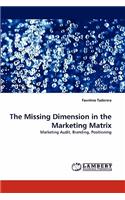 Missing Dimension in the Marketing Matrix