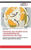 Factores Que Inciden En La Competitividad de Exportacion de Trigo