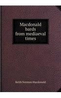 Macdonald bards from mediaeval times: (English)