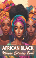 African Black Woman Coloring Book