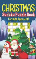 Christmas Sudoku Puzzle Book For Kids Ages 6-10