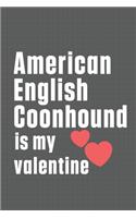 American English Coonhound is my valentine: For American English Coonhound Dog Fans