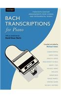 Bach Transcriptions for Piano