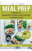 Meal Prep 3 books in 1
