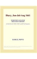 Diary, Jun-Jul-Aug 1661 (Webster's Japanese Thesaurus Edition)