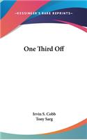 One Third Off