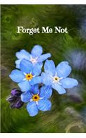 Forget Me Not Internet Password Logbook