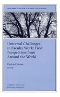 Universal Challenges in Faculty Work: Fresh Perspectives from Around the World: New Directions for Teaching and Learning, Number 72