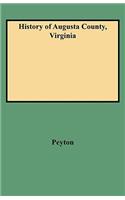 History of Augusta County, Virginia
