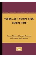 Verbal Art, Verbal Sign, Verbal Time