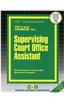 Supervising Court Office Assistant